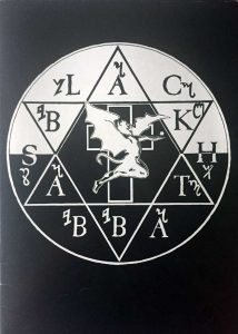 Black Sabbath Heaven and Hell tour programme cover