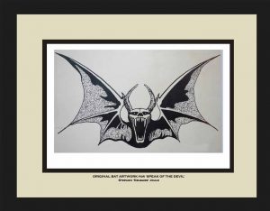 Ozzy Osbourne Talk Of The Devil album cover original bat artwork